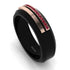 Black Titanium Ruby Ring - George No. 11